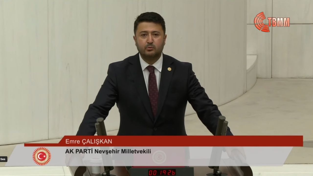 AK Parti Nevşehir Milletvekili Emre Çalışkan TBMM'de yemin etti