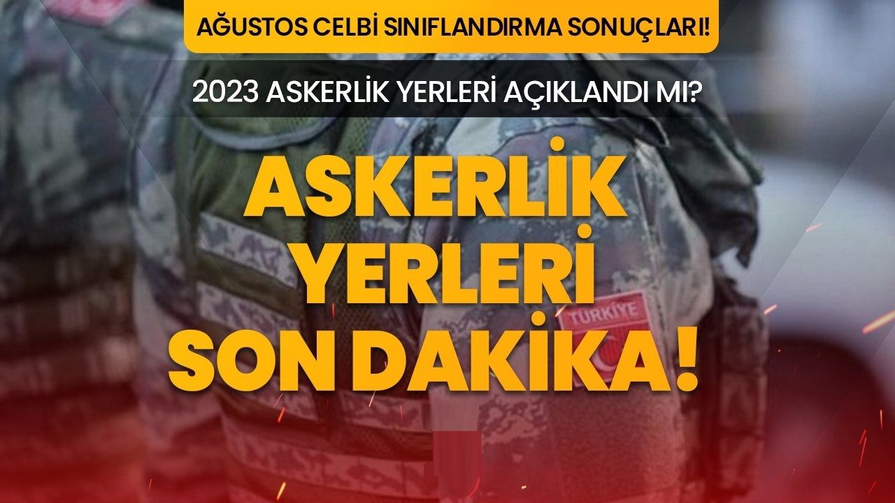Nevşehir'de asker adayları merakla bekliyordu! MSB duyurdu!