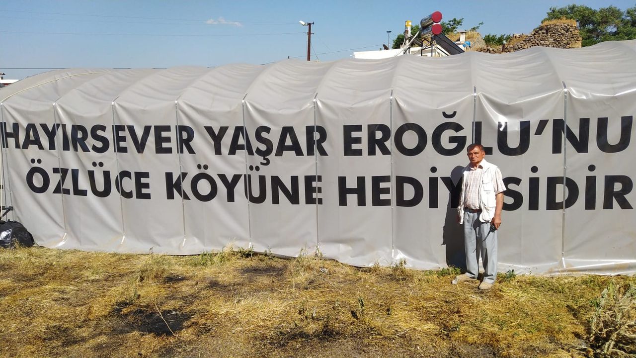 Nevşehirli hayırsever iş insanı Eroğlu'dan taziye çadırı