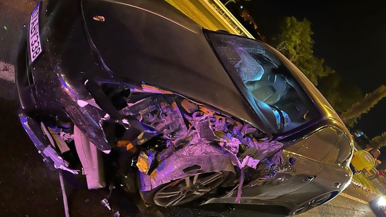 Nevşehir'de gece yarısı korkunç kaza ucuz atlatıldı