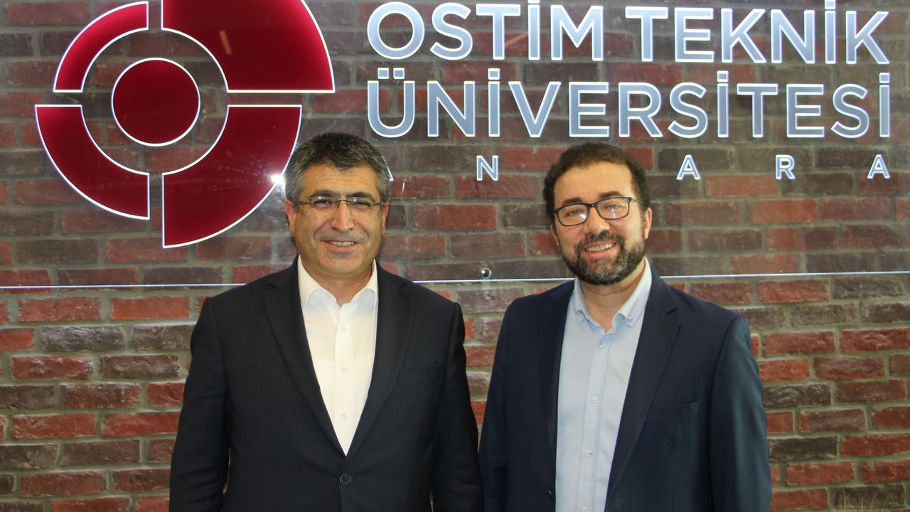 Rektör Aktekin’den OSTİM Teknik Üniversitesi Rektörü Yülek’e Ziyaret