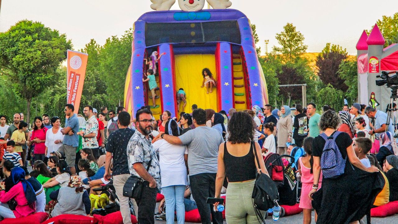Kapadokya Kültür yolu Festivali'nde çocuklar unutulmadı
