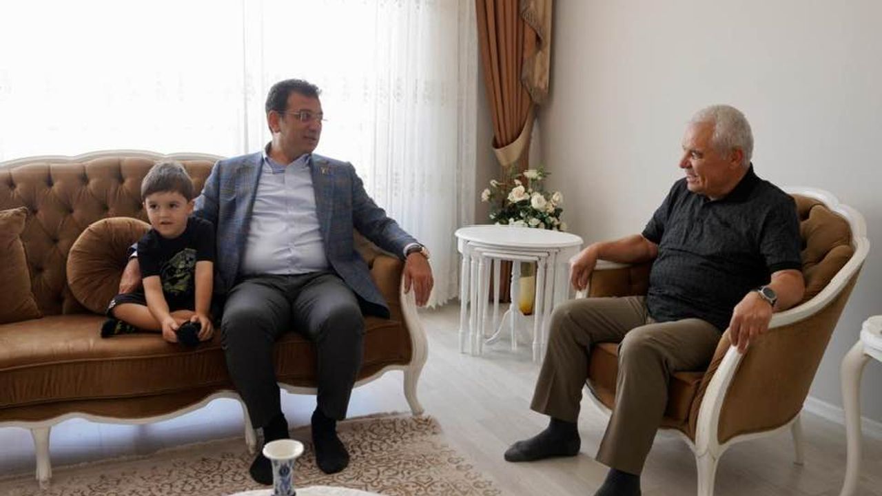İmamoğlu CHP Nevşehir eski İl Başkanı Gülmez'e taziyeye geldi