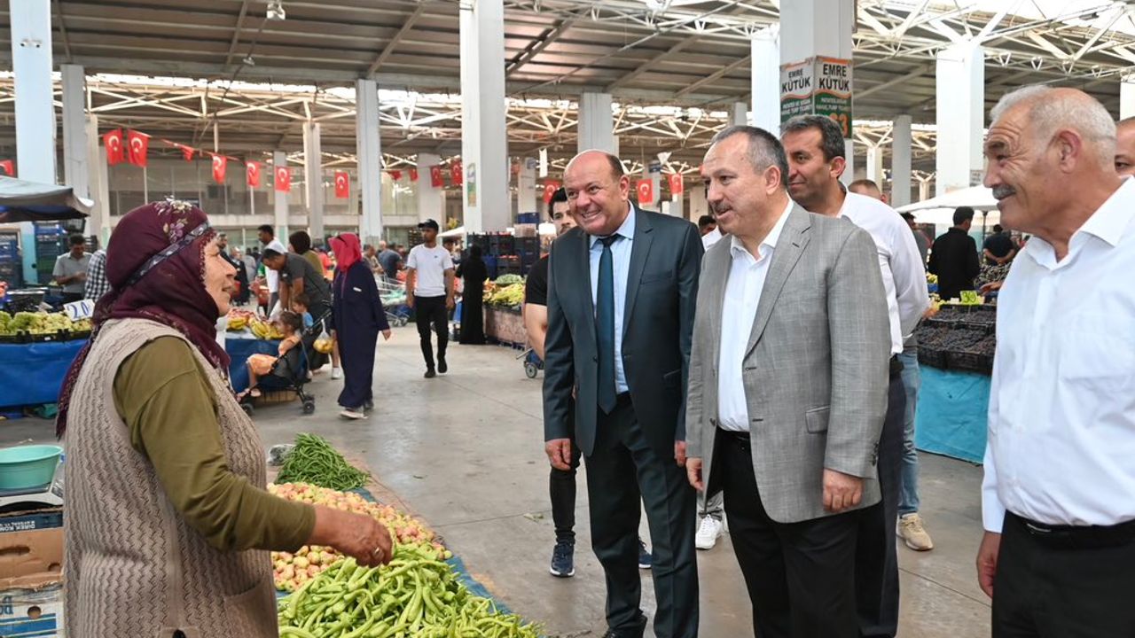 Nevşehir Valisi Fidan, Kapalı Pazar Yerini ziyaret etti