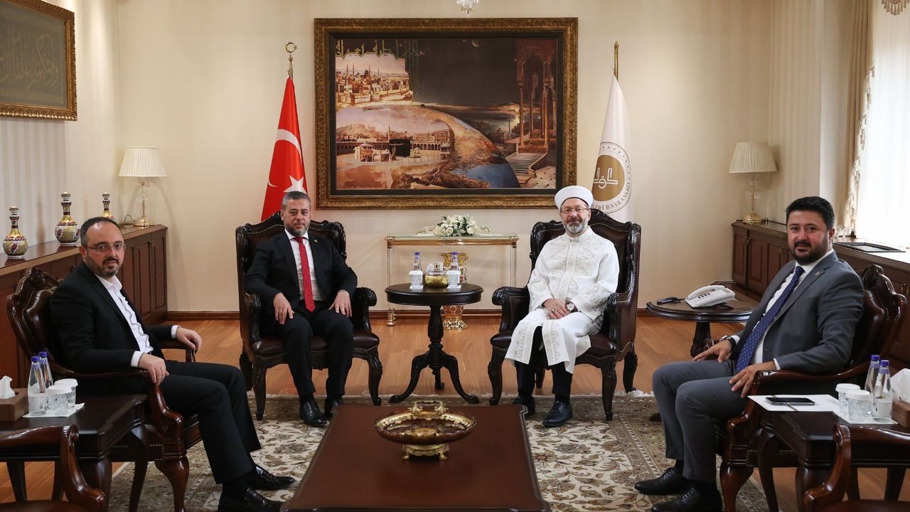 Nevşehir heyetinden Diyanet İşleri Başkanı Erbaş’a ziyaret