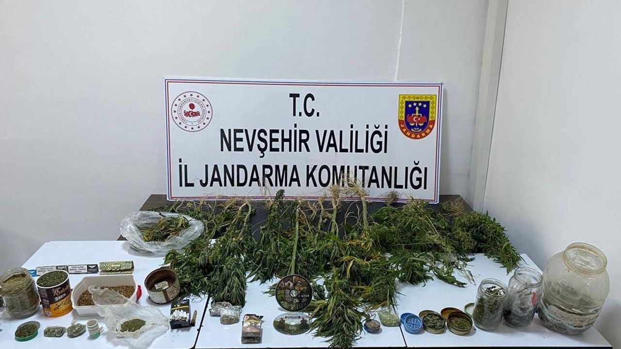 Nevşehir Ürgüp'te bağ evine 'uyuşturucu' operasyonu