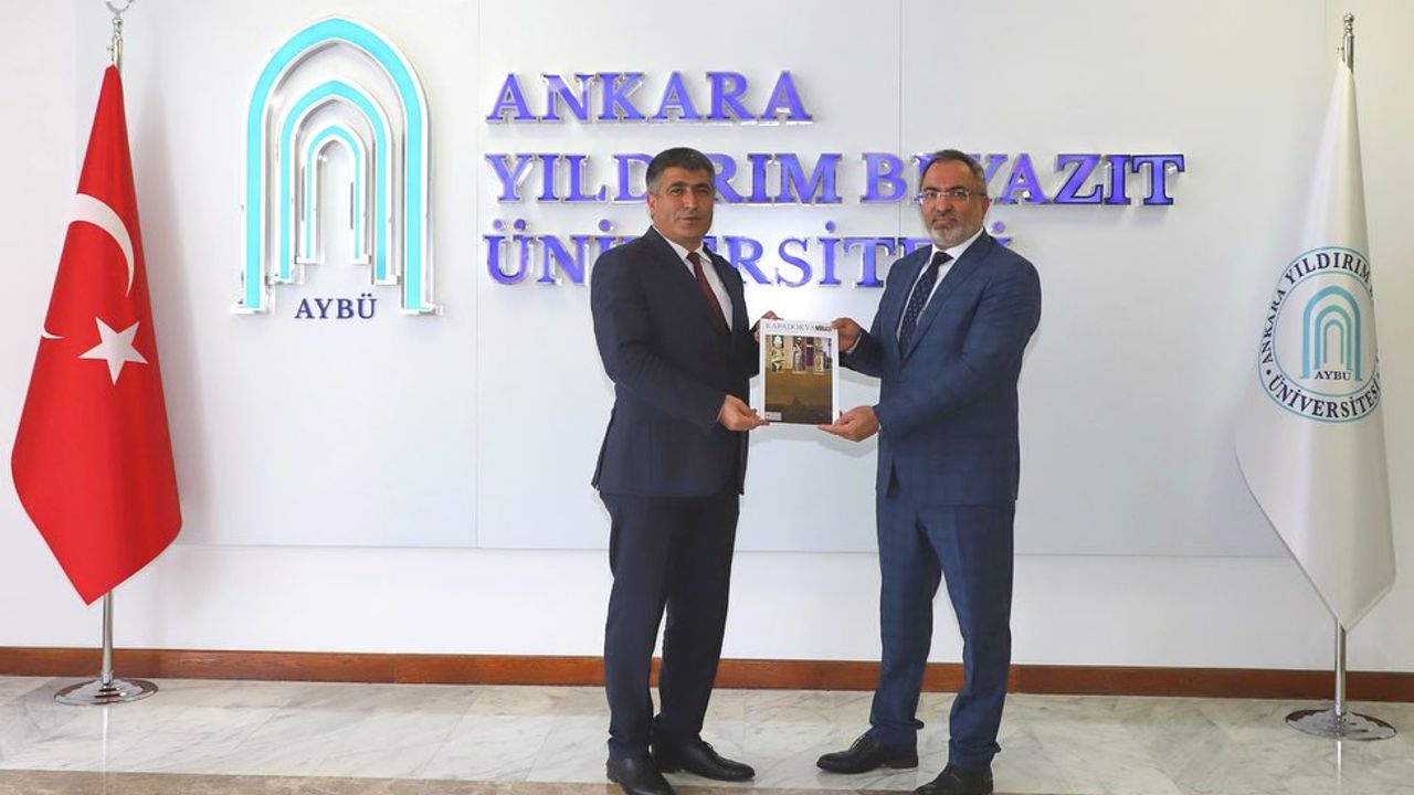 Rektör Aktekin’den Ankara Yıldırım Beyazıt Üniversitesi Rektörü Köseoğlu'na Hayırlı Olsun Ziyareti