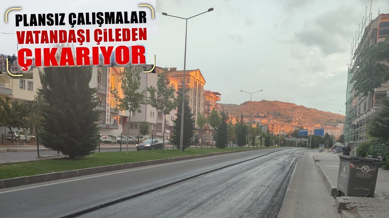 Nevşehir'de yol çalışması vatandaşı çileden çıkardı