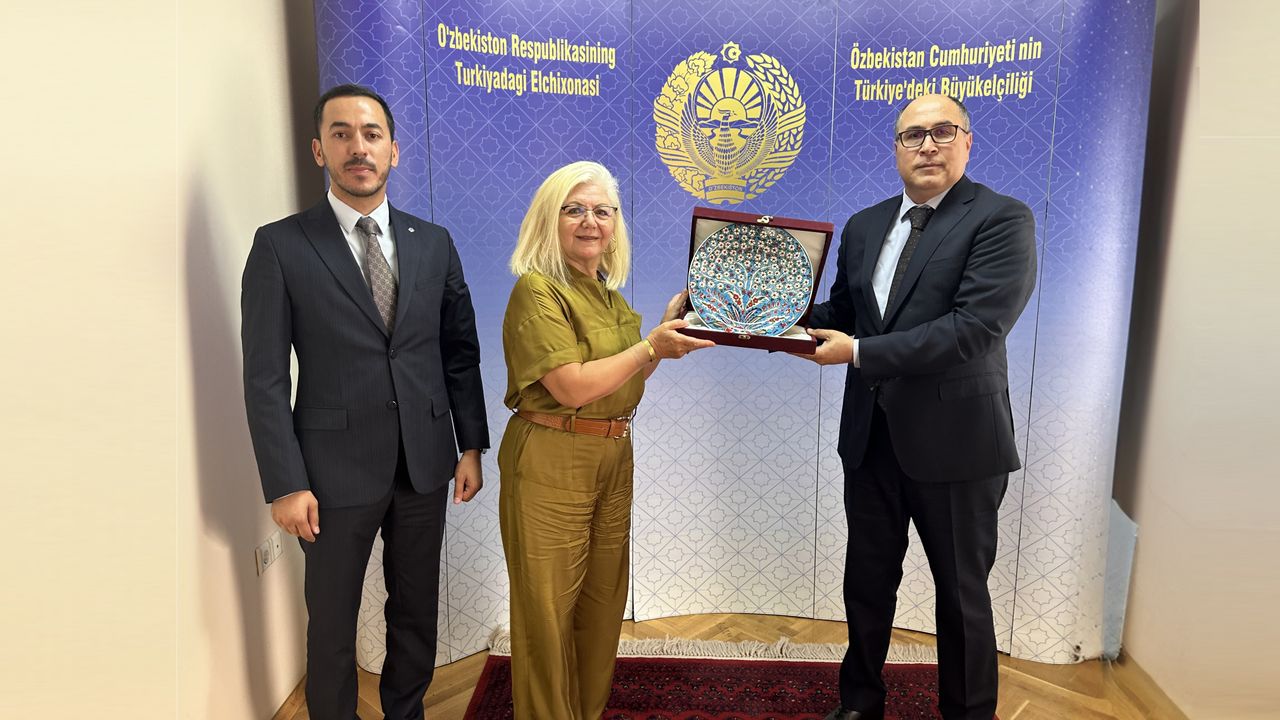 KÜN'den Türkmenistan ve Özbekistan büyükelçiliklerine ziyaret