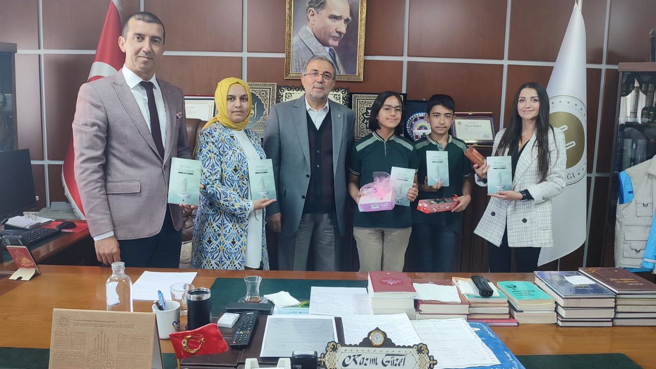 Nevşehir Atatürk Ortaokulu 'Mevlid-i Nebi Özel Defteri' Oluşturdu