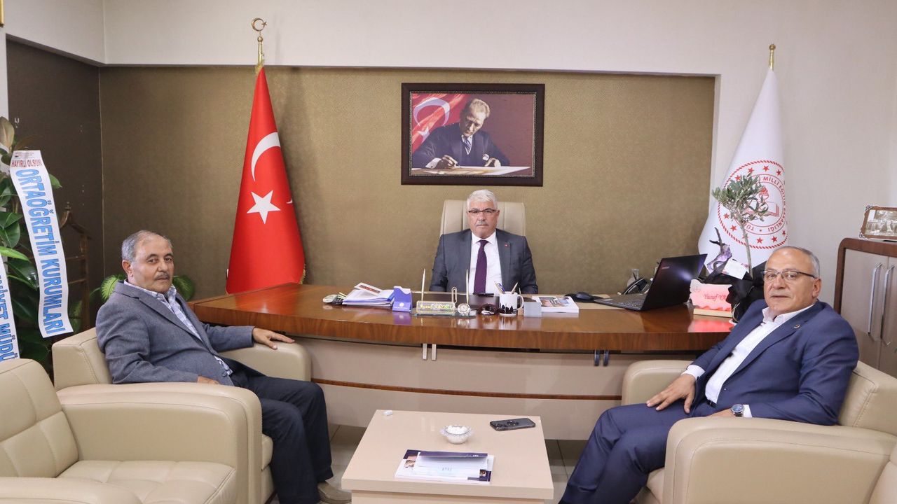 Başkan Aksoy'dan Yazıcı'ya hayırlı olsun ziyareti