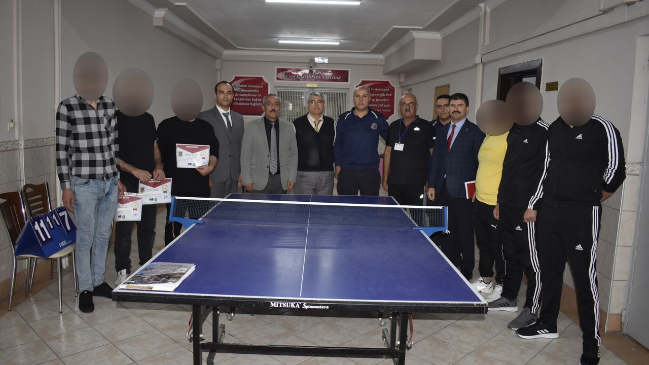 Nevşehir Cezaevinde Masa Tenisi Turnuvası Düzenlendi