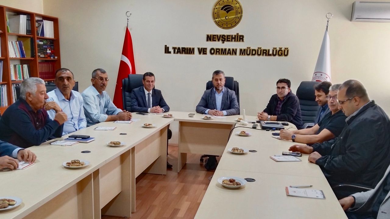 Özgün'den, Nevşehir Ziraat Odası başkanlarıyla istişare toplantısı