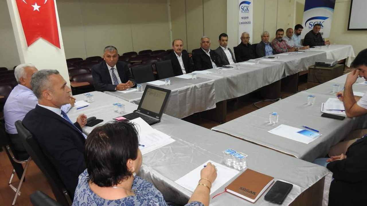 SGK Nevşehir’de Değerlendirme Toplantısı