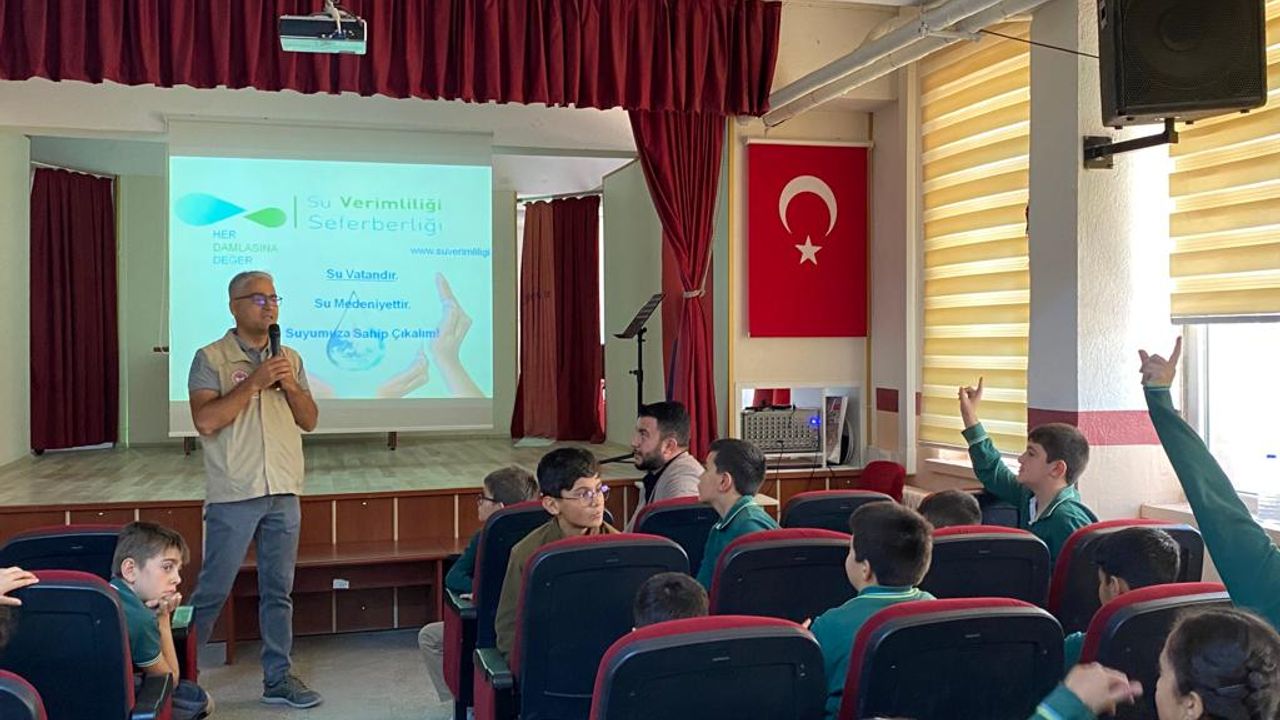 Nevşehir'de öğrencilere suyun önemi anlatıldı