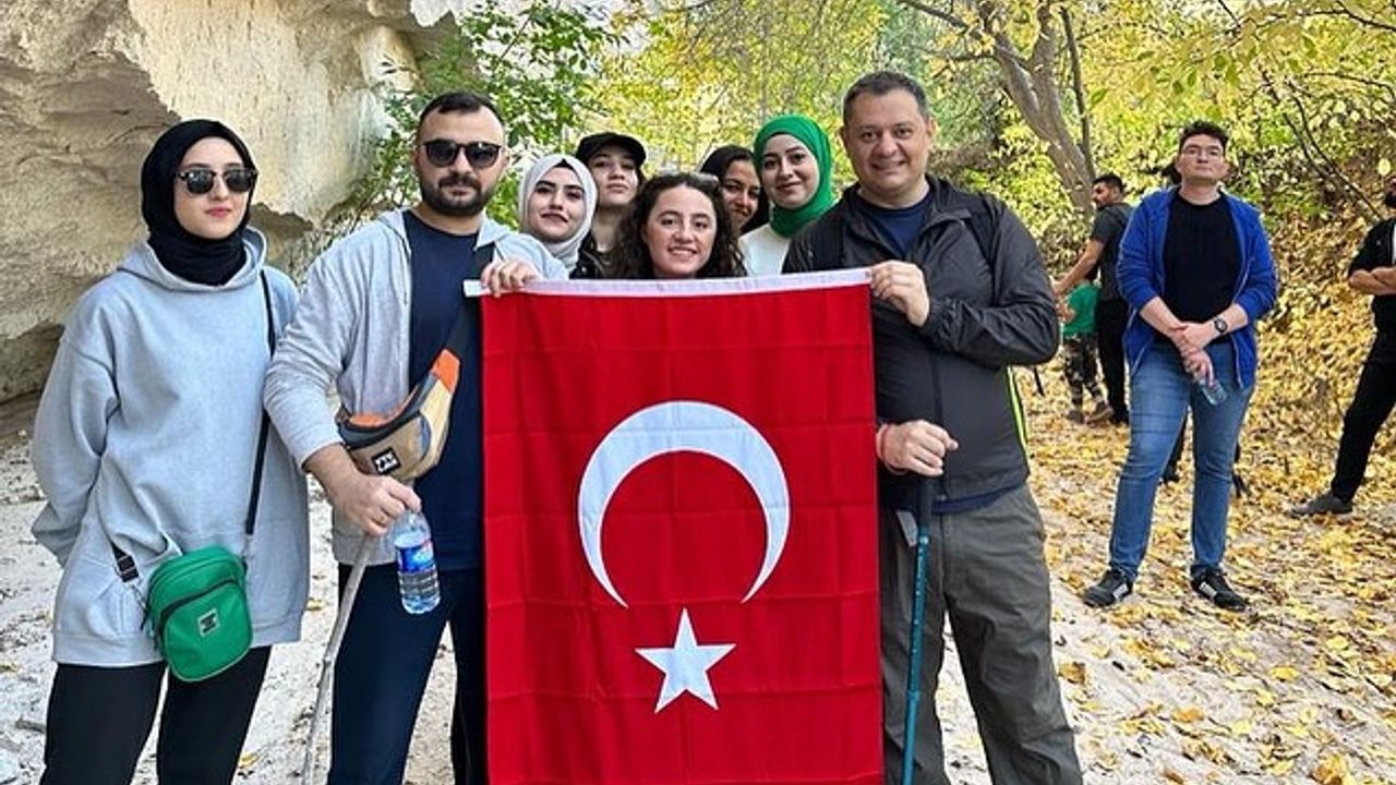 NEVÜ Gülşehir SBMYO’dan 100. Yıl Vadi Yürüyüşü