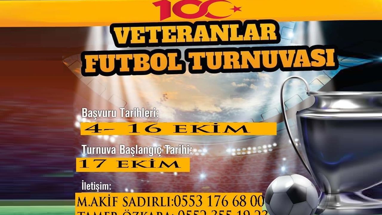 Nevşehir'de 100.Yıl Cumhuriyet Veteranlar Futbol Turnuvası