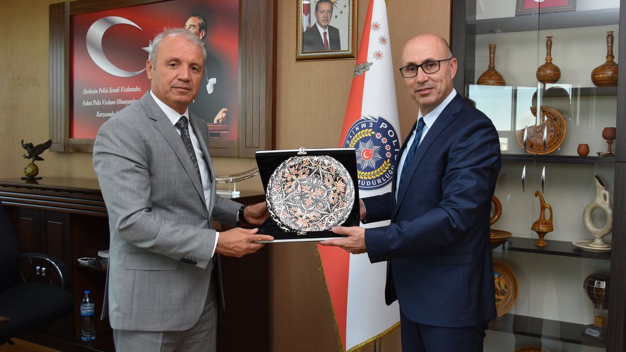 Nevşehir Turizm Müdürü Heb'ten Emniyet Müdürüne ziyaret