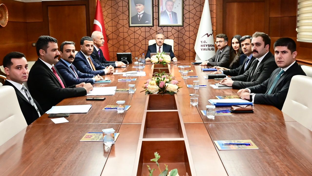 Nevşehir'de Kaymakamlar toplantısı yapıldı