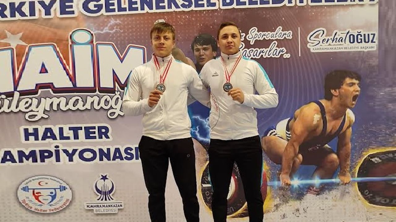 Nevşehirli haltercilerimiz Türkiye üçüncüsü oldu