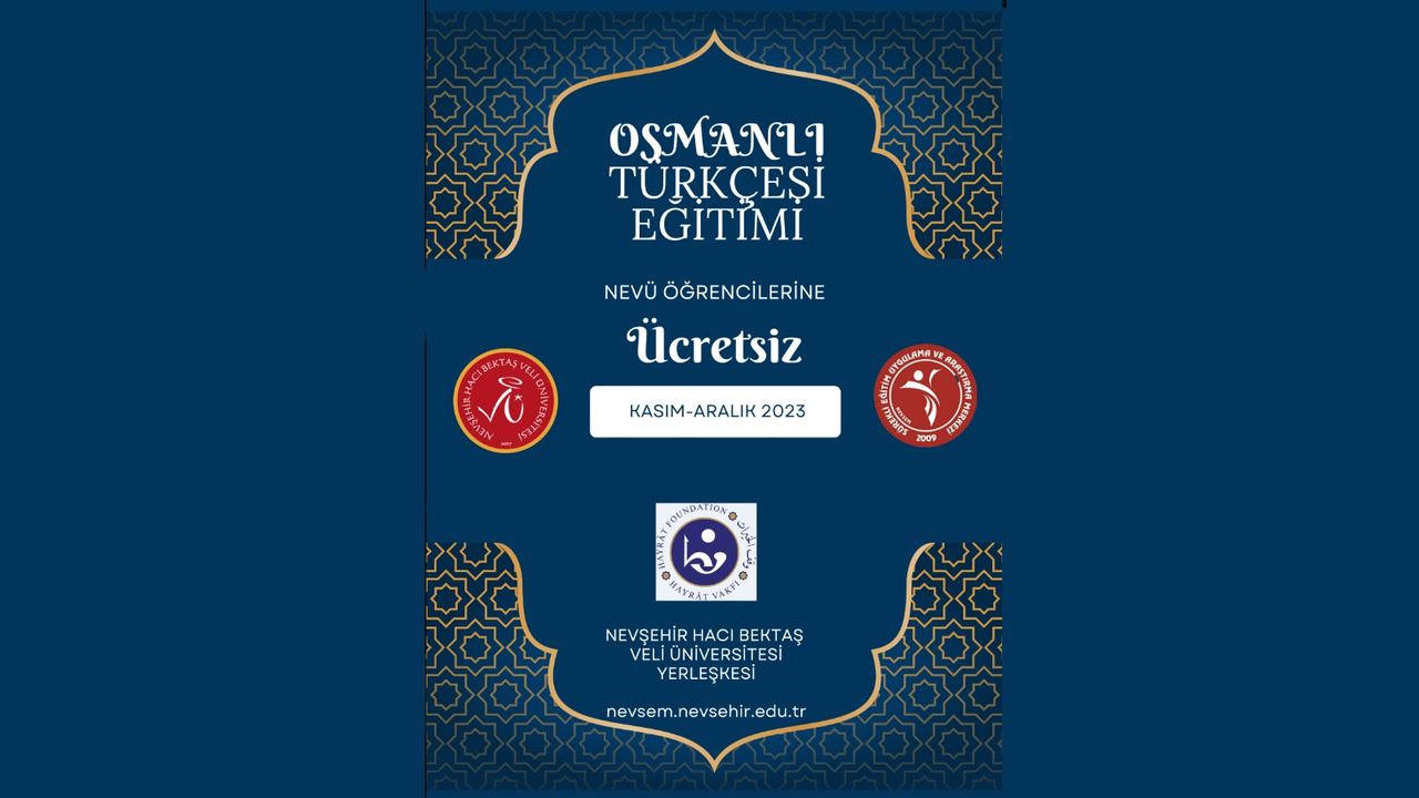 NEVÜ Öğrencilerine Ücretsiz Osmanlı Türkçesi Eğitimi
