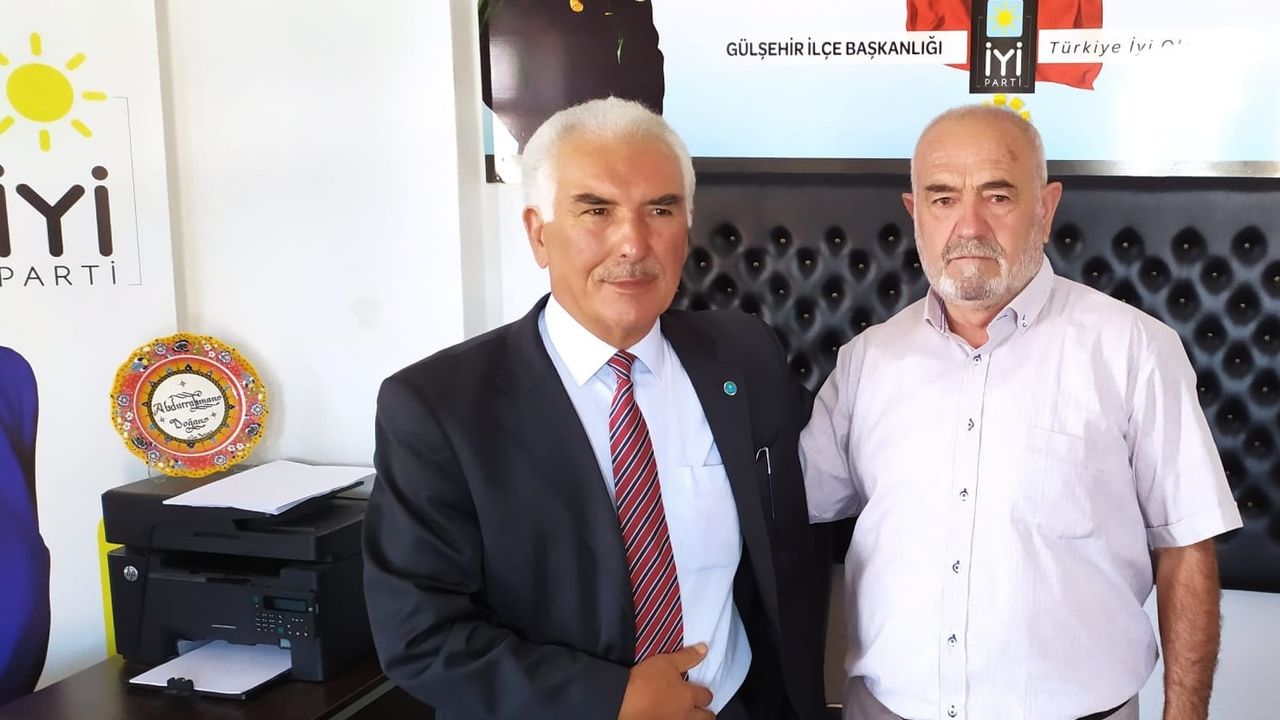 İYİ Parti Gülşehir İlçe Başkanı'ndan 'adaylık' istifası
