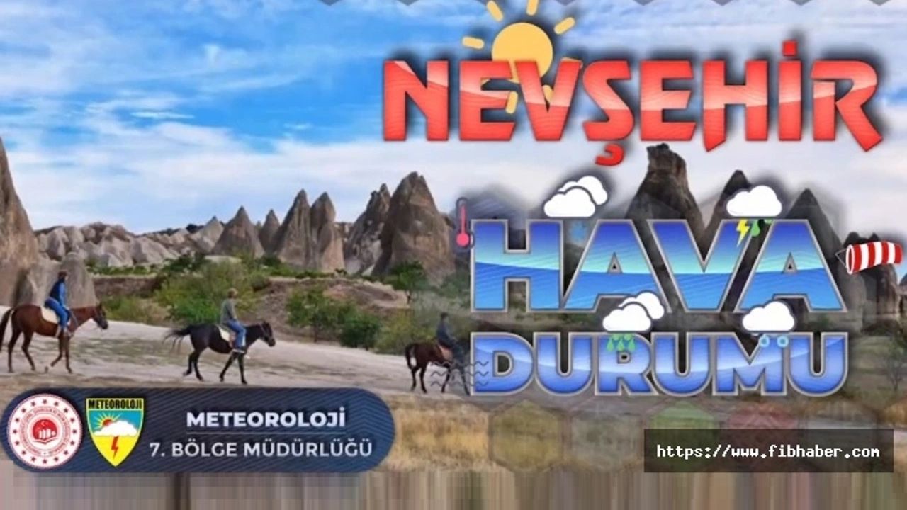 Yeni haftada Nevşehir'de hava nasıl olacak?
