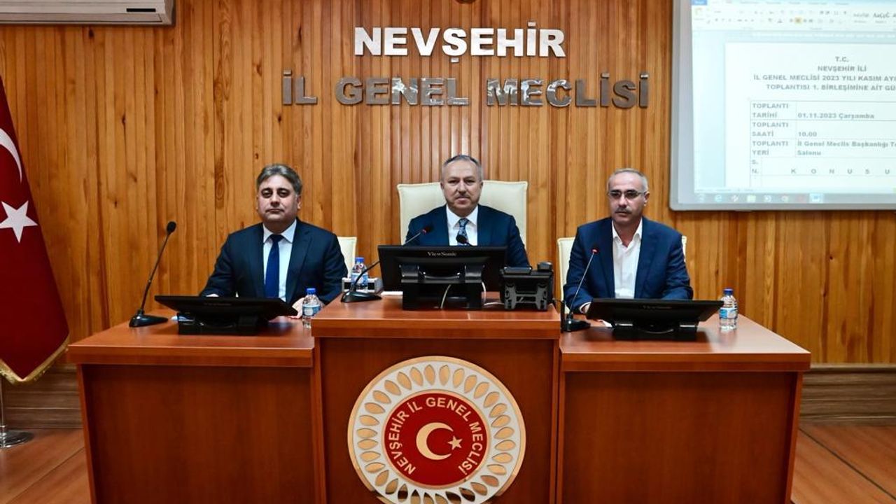 Nevşehir Valisi Fidan, İl Genel Meclisini ziyaret etti