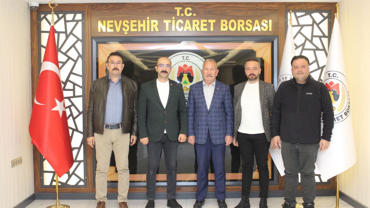 MHP Heyeti Nevşehir Ticaret Borsasını Ziyaret Etti