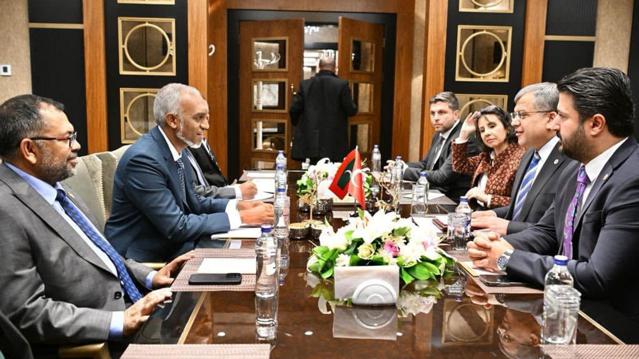 Nevşehir Milletvekili Çalışkan, Cumhurbaşkanı Muizzu ile görüştü