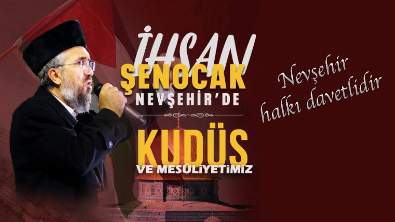 İlahiyatçı yazar İhsan Şenocak Nevşehir'de