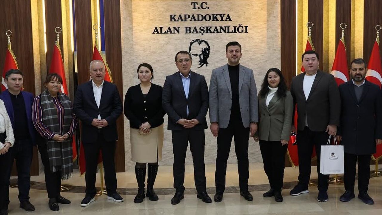 Kazakistan heyeti Kapadokya Alan Başkanlığı’nda