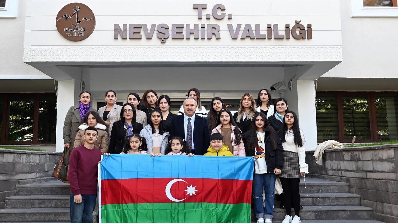 Azerbaycanlı şehit çocukları Nevşehir'de