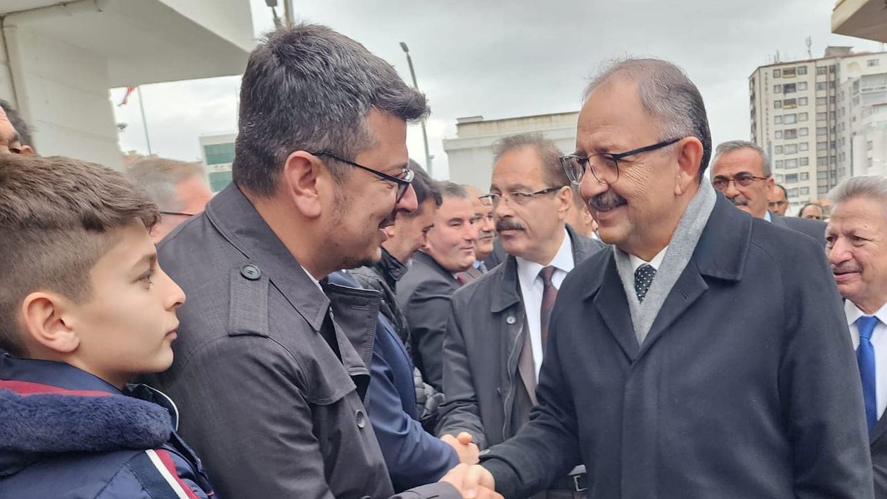 Başkan Kabukcuoğlu Bakan Özhaseki'yi Yozgat'ta karşıladı