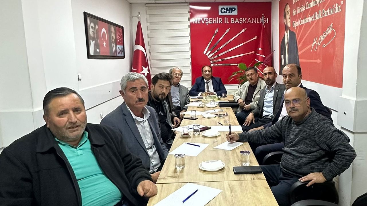 CHP Nevşehir İlçe başkanlarıyla seçim istişaresi