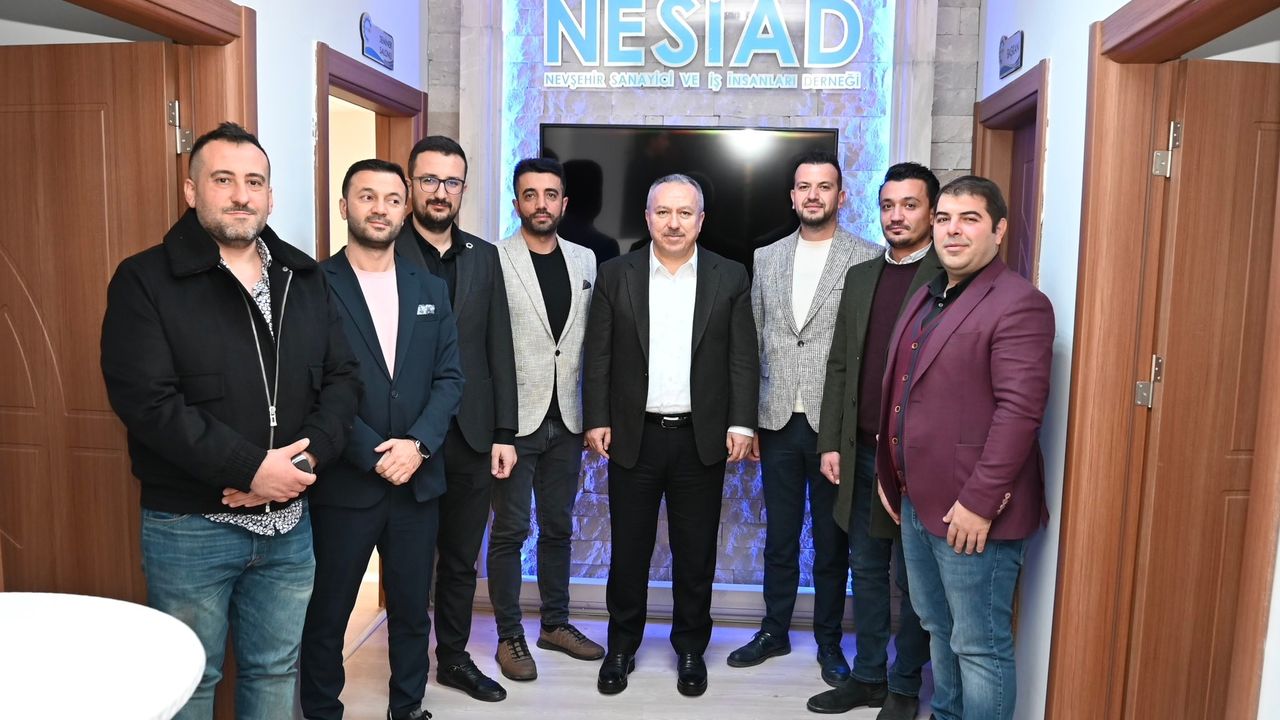 Nevşehir Valisi Ali Fidan NESİAD'ı ziyaret etti