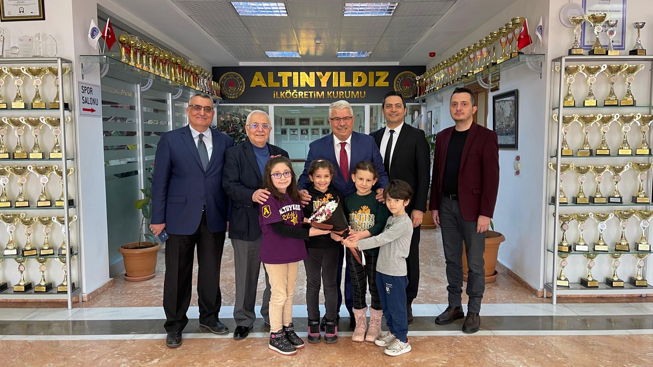Yazıcı'dan Altınyıldız ilköğretim kurumuna ziyaret