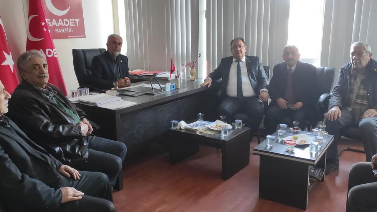 Nevşehir CHP'den SP'ye taziye ziyareti