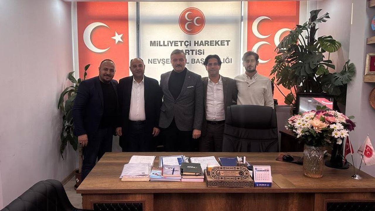 Nevşehir Belediye Spor yönetiminden MHP'ye ziyaret