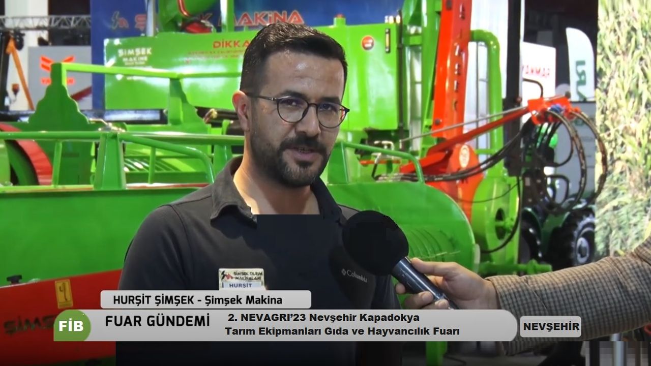 Şimşek Makine Nevşehir Tarım Fuarı'nda stand açtı