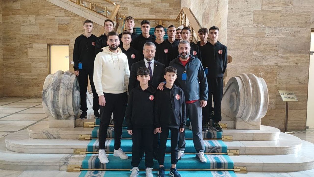 Milletvekili Özgün, Nevşehir atletizm takımını ağırladı