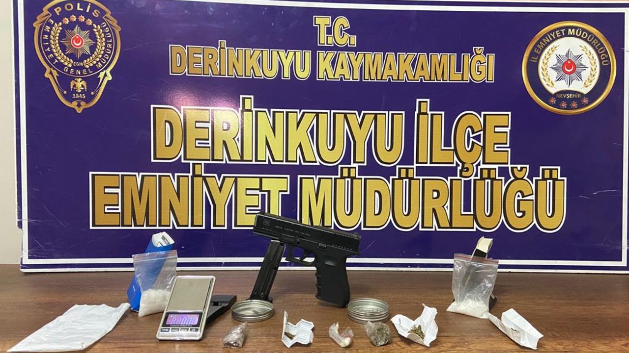 Nevşehir'de uyuşturucu operasyonu: 2 gözaltı