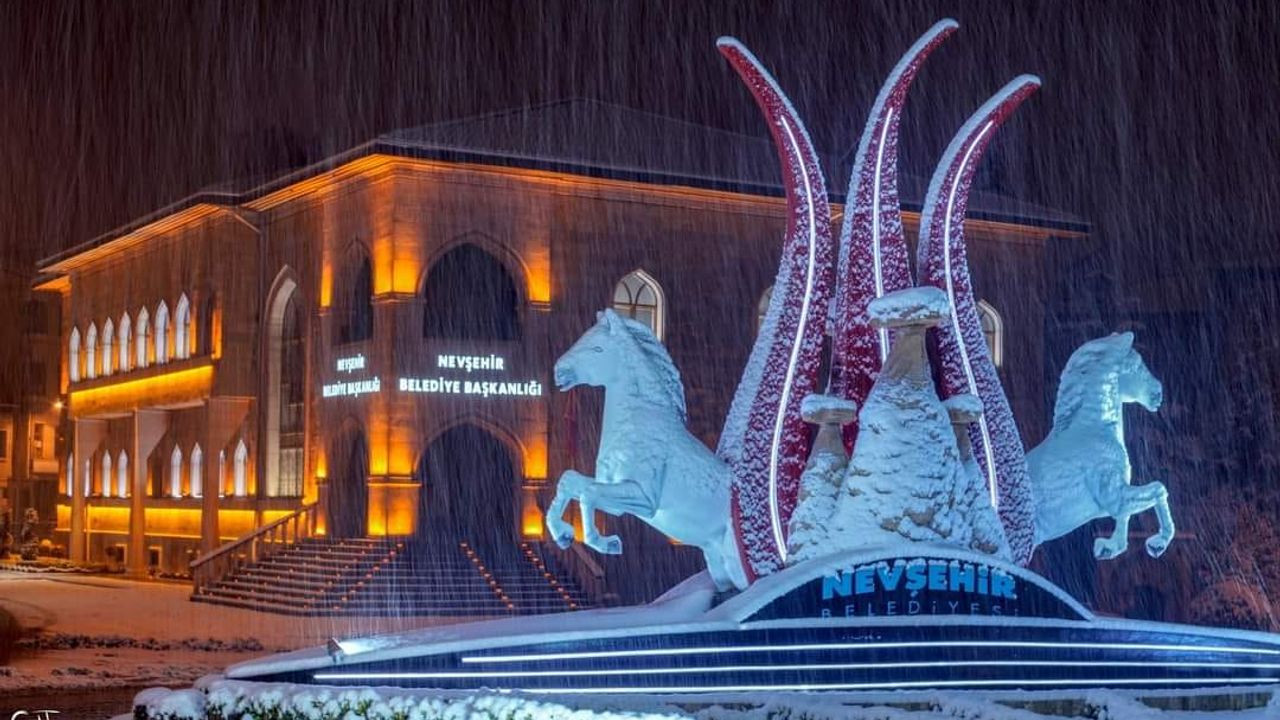 Nevşehir'e önce yağmur sonra kar müjdesi