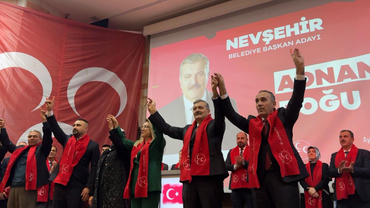 MHP Nevşehir'de Başkan adaylarını tanıttı
