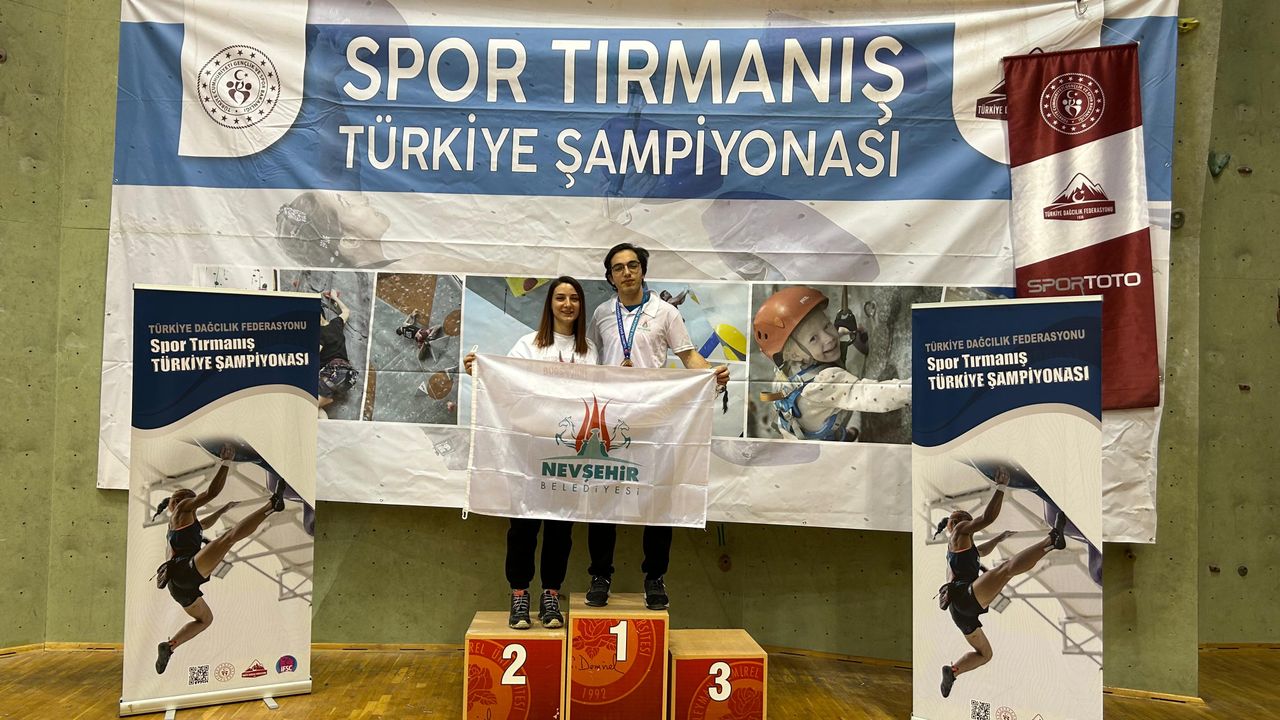 Nevşehirli sporcumuz Türkiye Şampiyonu oldu