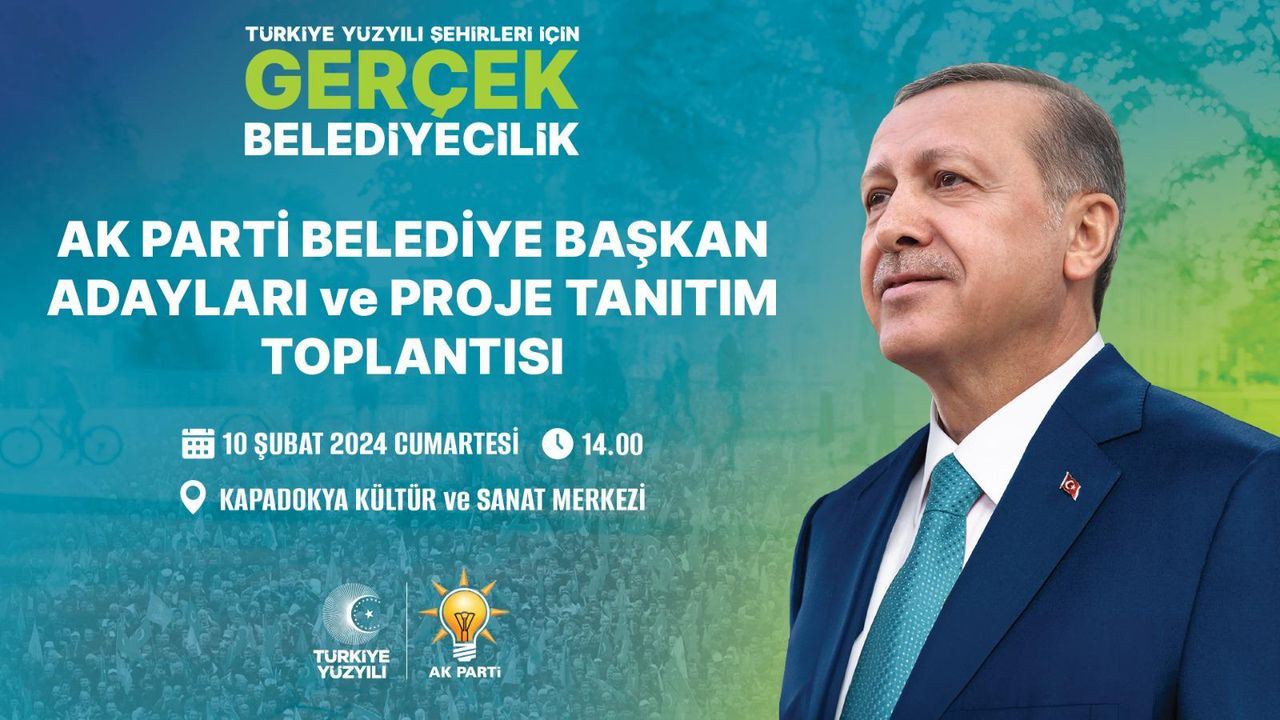 AK Parti Nevşehir adaylarını 10 Şubat'ta açıklıyor
