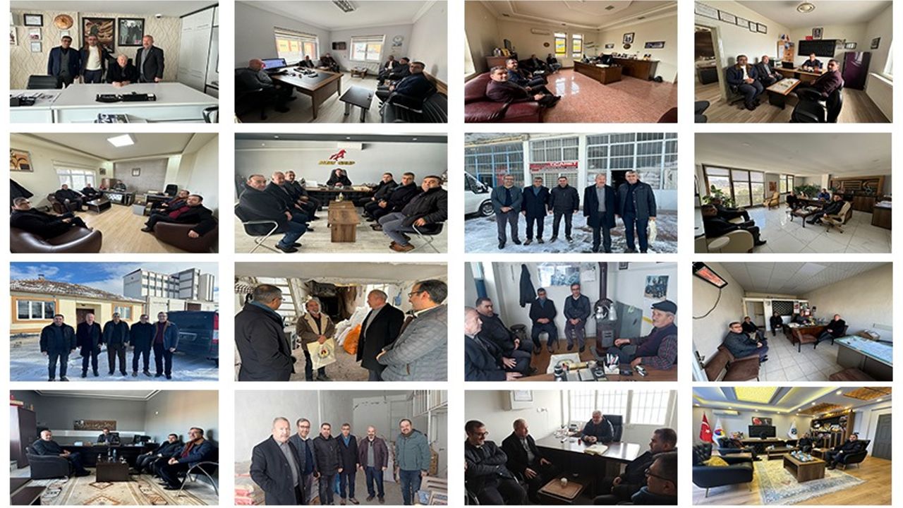 Nevşehir Ticaret Borsası'ndan üyelerine ziyaret