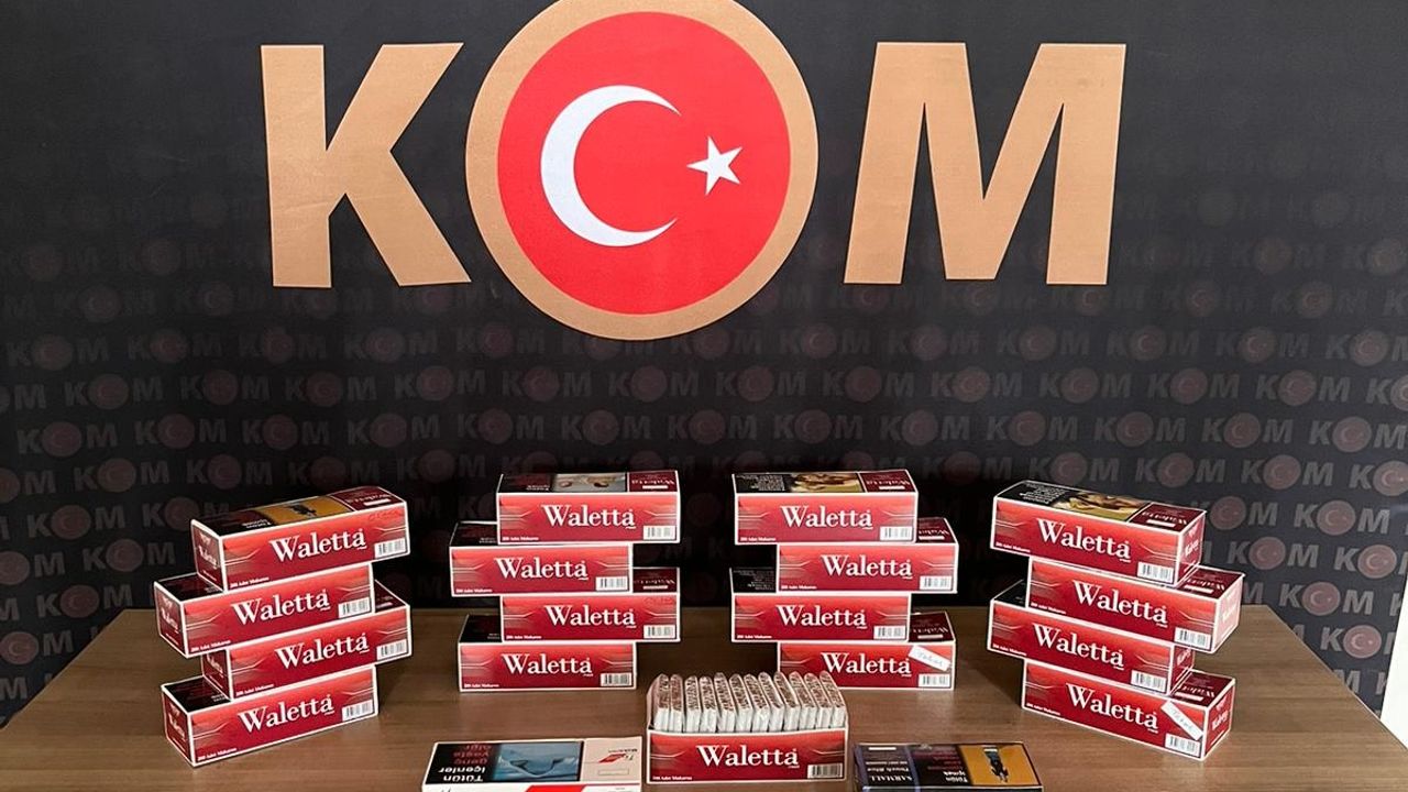 Nevşehir'de kaçak sigara operasyonu: 3 gözaltı