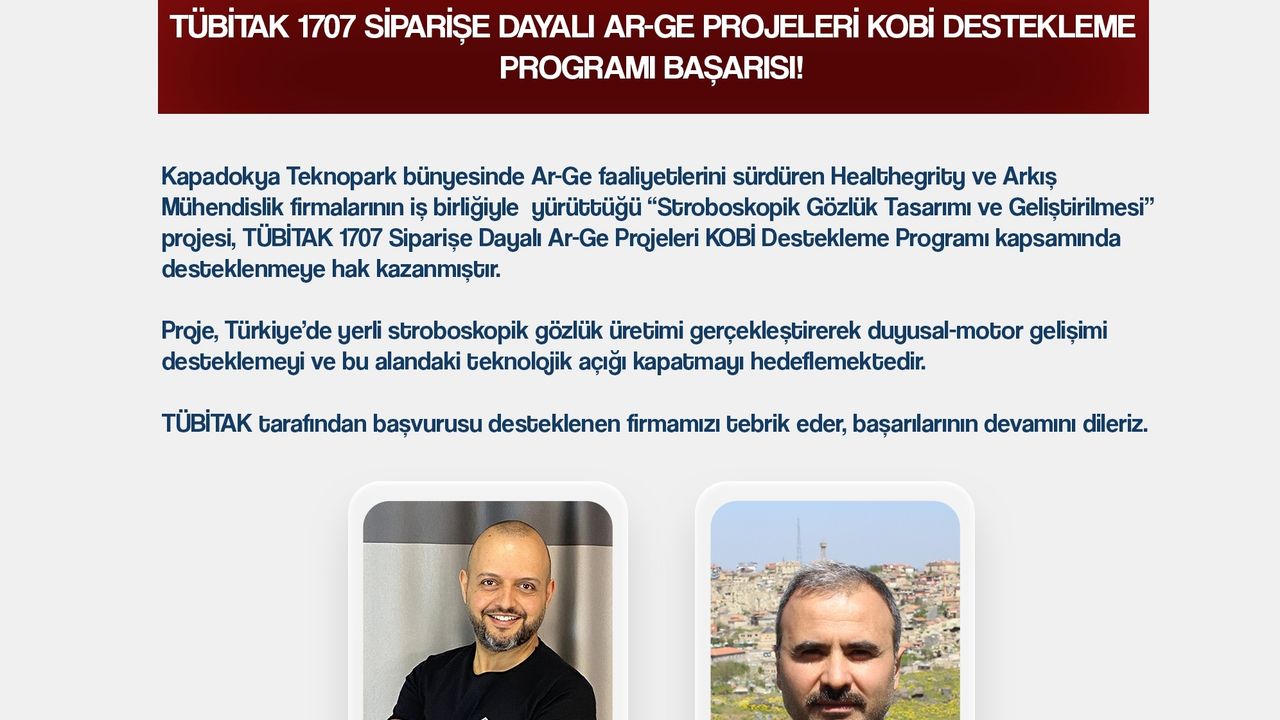 NEVÜ Öğretim Üyesinin Projesi TÜBİTAK 1707 Programı Kapsamında Desteklenmeye Hak Kazandı