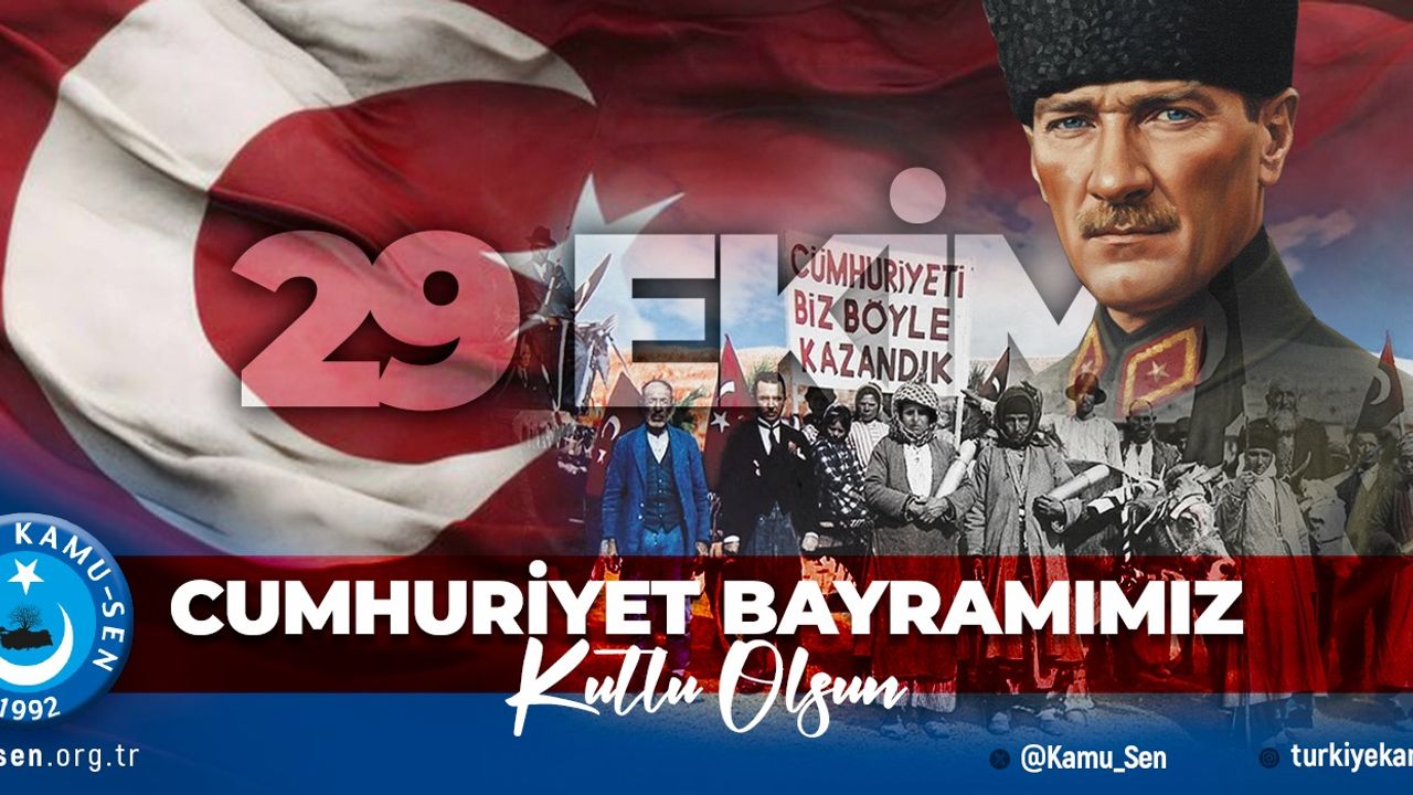 Çetin: "Cumhuriyetimizin 102. Yılı Kutlu Olsun."